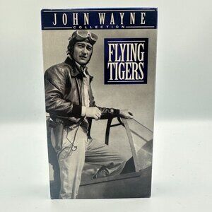 John Wayne Flying Tigers VHS 1942 Classic Film Dramatic War Action Adventure